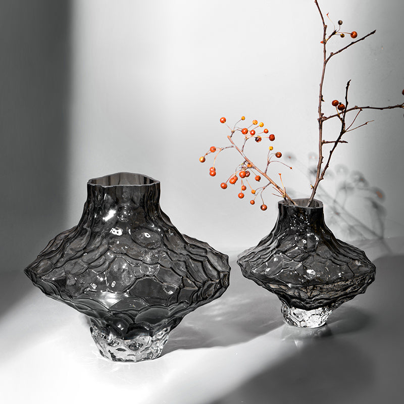 Modern Irregular Glass Vase – Elegant and Unique