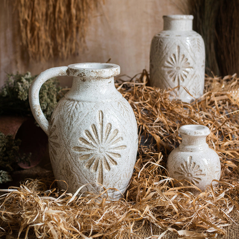 Rustic Ceramic Vase – Breathable and Timeless