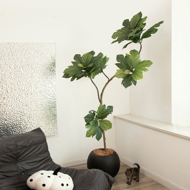 Realistic Breadfruit Faux Tree