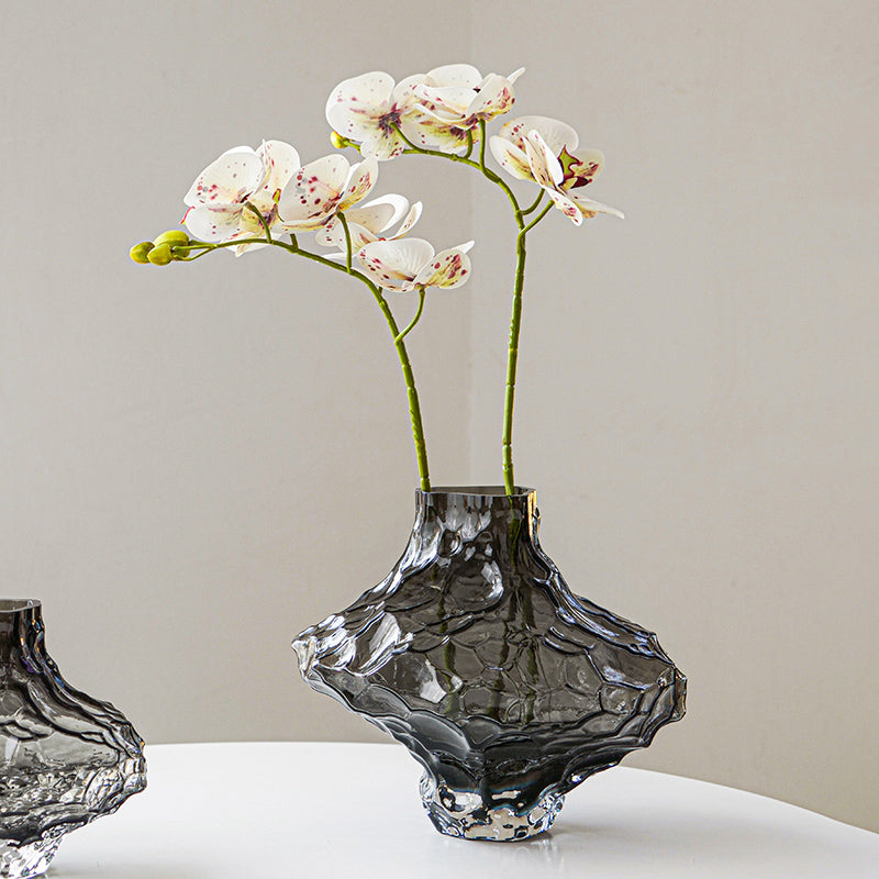 Modern Irregular Glass Vase – Elegant and Unique