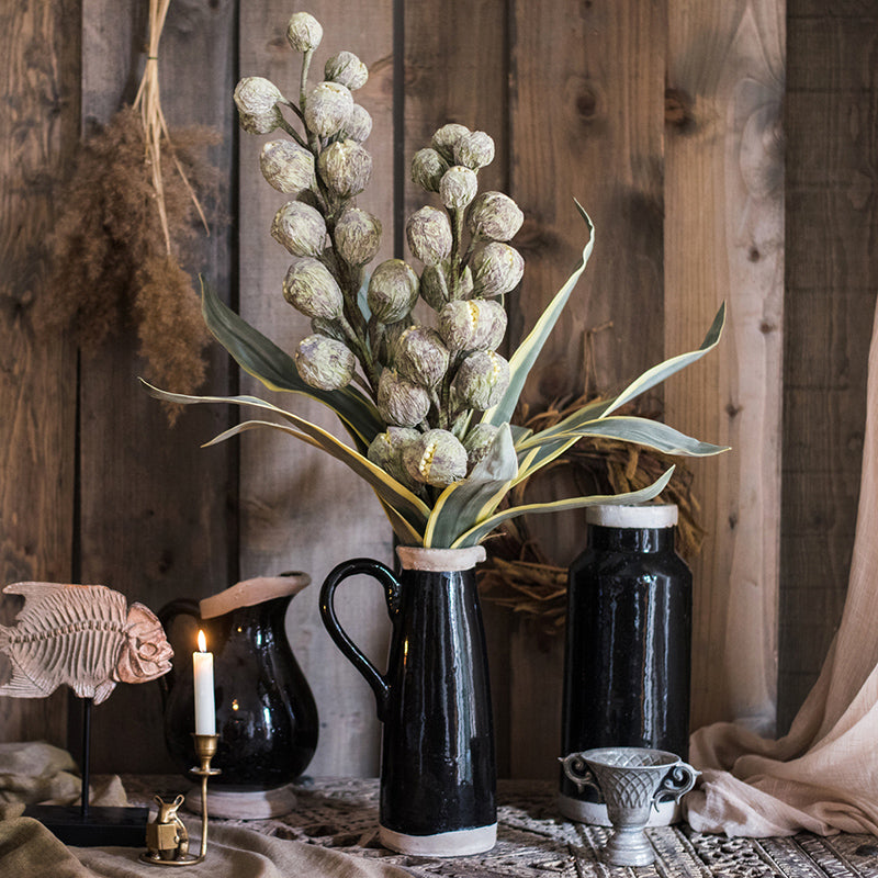 Textured Faux Seed Pod Arrangement