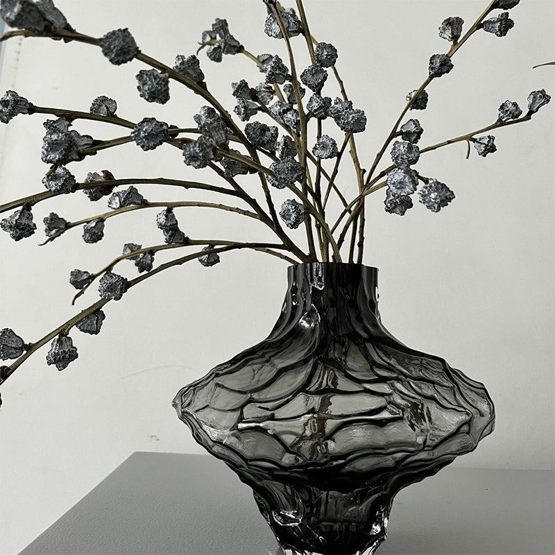 Modern Irregular Glass Vase – Elegant and Unique