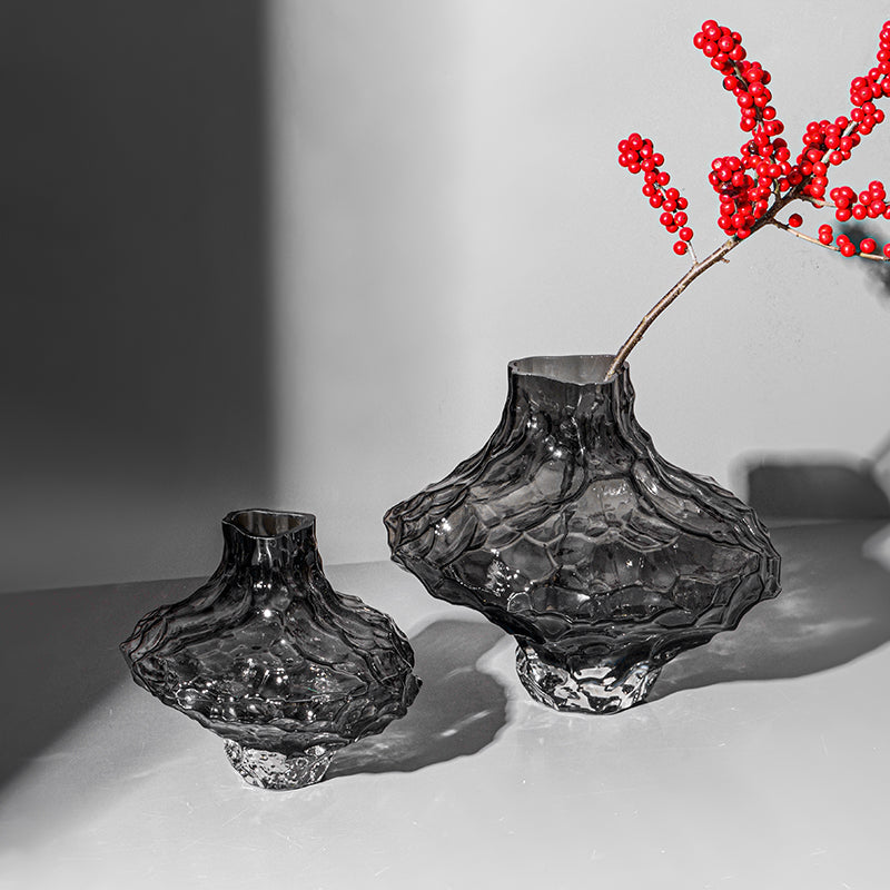 Modern Irregular Glass Vase – Elegant and Unique