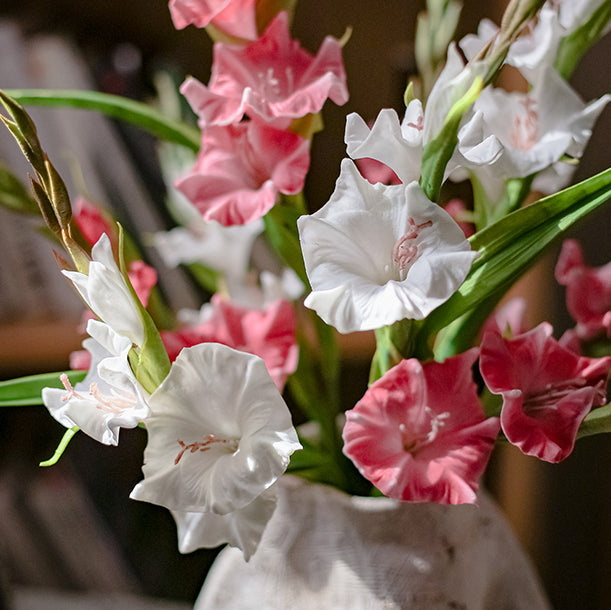 Rustic Charm Gladiolus Arrangement