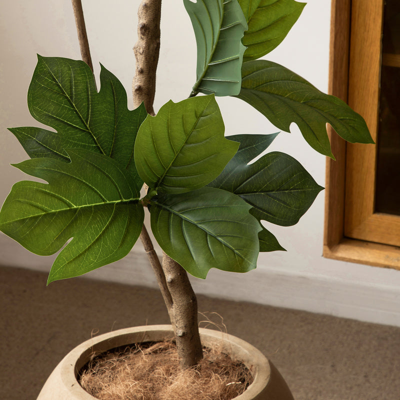 Realistic Breadfruit Faux Tree