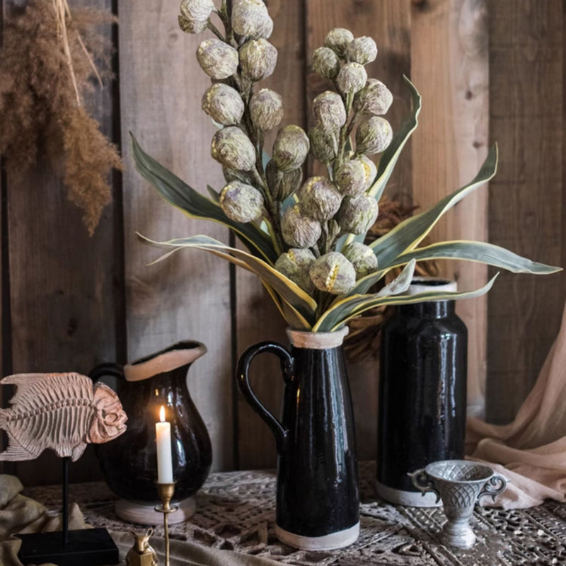 Textured Faux Seed Pod Arrangement