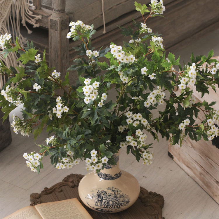 Timeless Faux Spiraea Arrangement