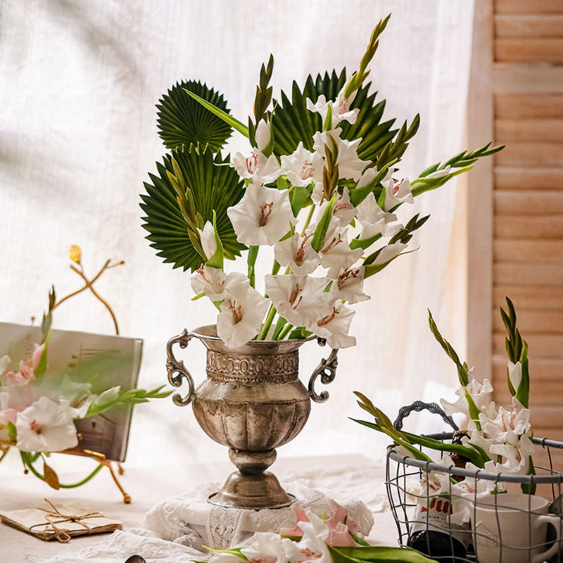 Vintage Elegance Gladiolus Centerpiece