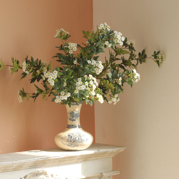 Timeless Faux Spiraea Arrangement