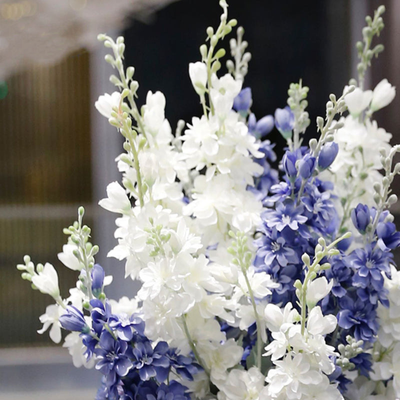 Faux Lilac Floral Centerpiece