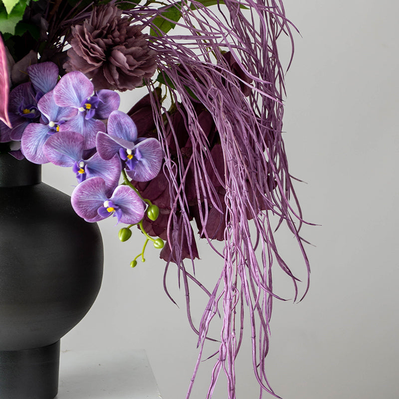 Luxurious Purple Faux Floral Arrangement