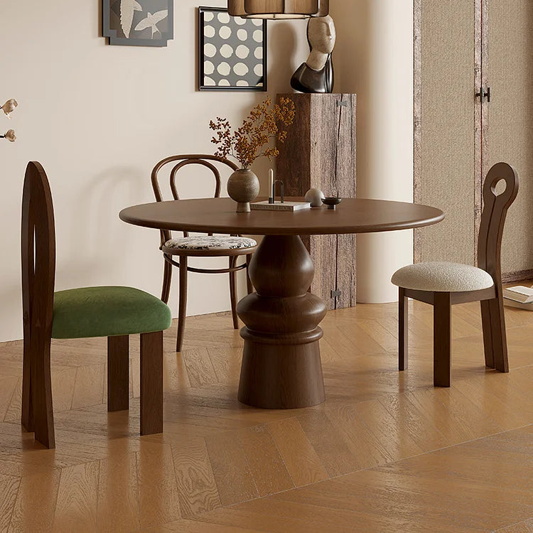 Modern Dining Table Set with Mixed Chair Designs | Artistic Elegance for Contemporary Spaces