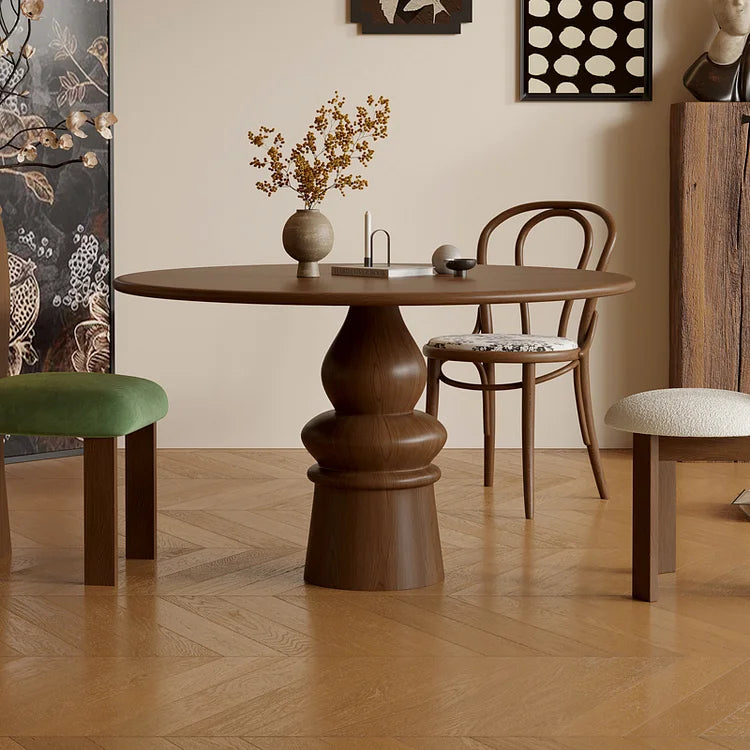 Modern Dining Table Set with Mixed Chair Designs | Artistic Elegance for Contemporary Spaces