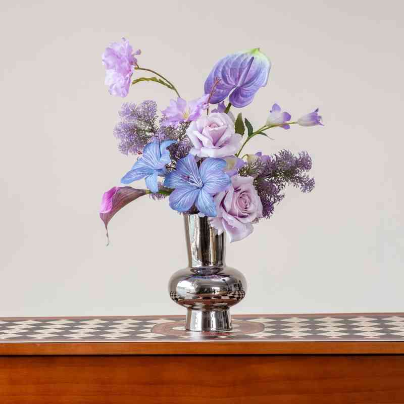 Pastel Purple Artificial Flower Set